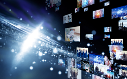 Stock image floating images